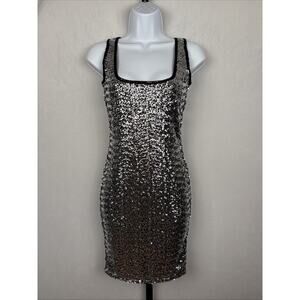 NEW Mark Wong Nark Sequin Bodycon Mini Dress Women Small Party Night Out Festive